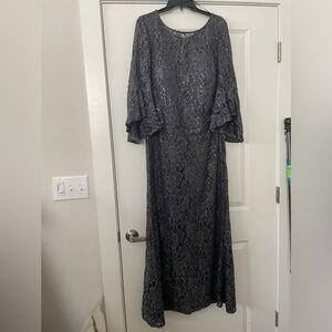 Grey Formal dress - PLUS